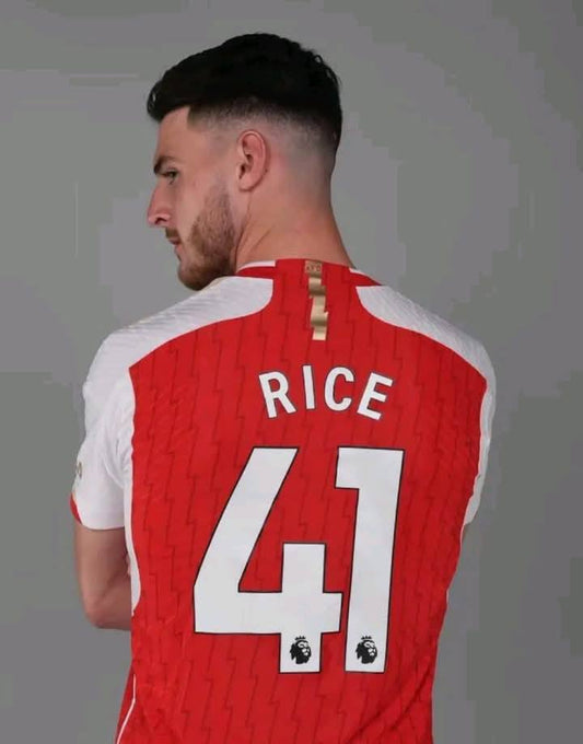 Rice #41 - 25/26 Arsenal Home Jersey