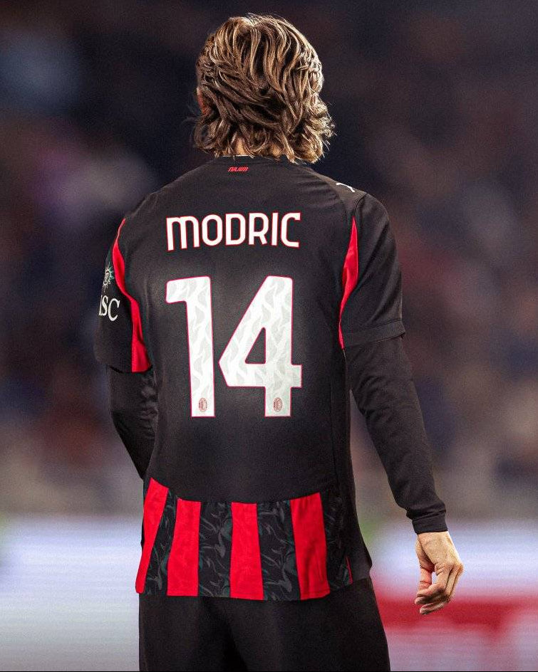 Modric #14 - 25/26 AC Milan Home Jersey