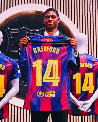 Rashford #14 - 25/26 Barcelona Home Jersey