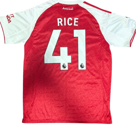 Rice #41 - 25/26 Arsenal Home Jersey